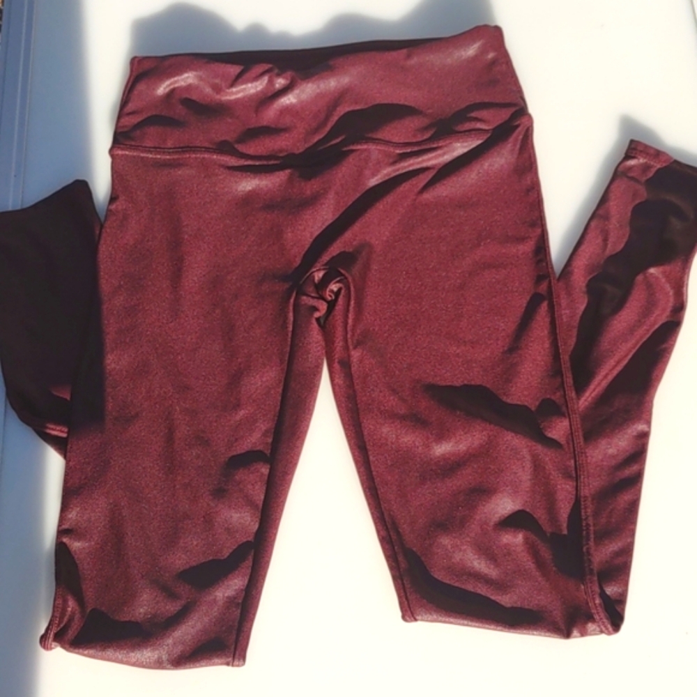 Cliv faux leather leggings full length
